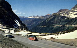 Going To The Sun Road Glacier National Park Postcard Postcard