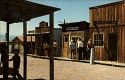 Main Street, World Museum of Mining Butte, MT Postcard Postcard