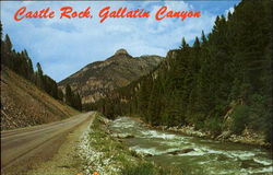 Gallatin Canyon Highway Bozeman, MT Postcard Postcard