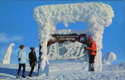 Wintertime On The Top Of The Big Mountain Whitefish, MT Postcard Postcard