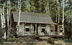 Birch Bark Cottage At Kineo, Moosehead Lake Postcard