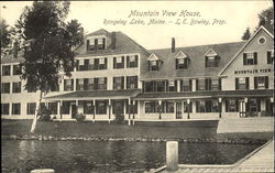 Mountain View House, Rangeley Lake Postcard