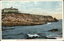 Bald Head Cliff And Cliff House Ogunquit, ME Postcard Postcard