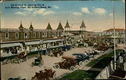 Old Orchard St. Showing Pier & Auto Meeting Place Postcard