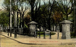 Entrance Lincoln Park Portland, ME Postcard Postcard