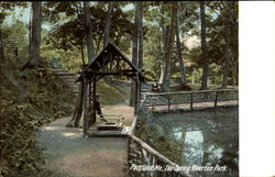 The Spring Riverton Park Portland, ME Postcard Postcard