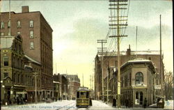 Congress Street Looking East Portland, ME Postcard Postcard