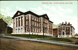 Court House And Jail Bangor, ME Postcard Postcard