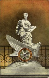 Fanzine's Clock Statuary Hall Capitol Postcard