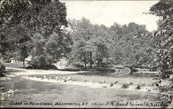 Scene In Rock Creek Washington, DC Washington DC Postcard Postcard