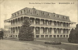 Sheridan Building U. S. Soldiers Home Washington, DC Washington DC Postcard Postcard