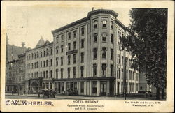 Hotel Regent, Cor. 15th St. and Pa Ave. Postcard