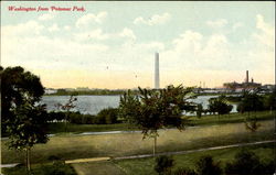 Washington From Potomac Park Postcard