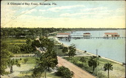 A Glimpse Of Bay Front Postcard