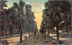 Main Street Jacksonville, FL Postcard Postcard