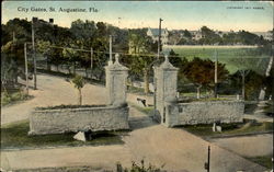 City Gates St. Augustine, FL Postcard Postcard