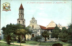 St. Joseph's Old Spanish Cathedral St. Augustine, FL Postcard Postcard