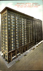 Monadnock Building Dearborn, Jackson and Van Blurn St Chicago, IL Postcard Postcard