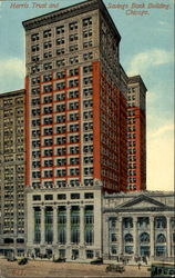 Harris Trust And Savings Bank Building Postcard