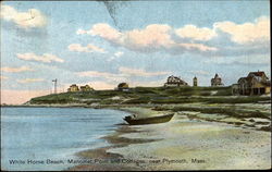 White Horse Beach Plymouth, MA Postcard Postcard