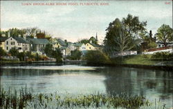 Town Brook-Alms House Pond Postcard