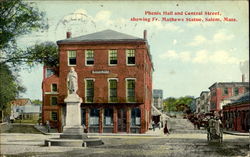 Phoenix Hall And Central Street Postcard