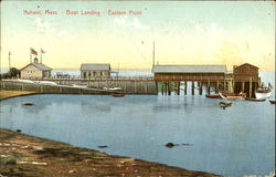 Boat Landing Eastern Point Nahant, MA Postcard Postcard