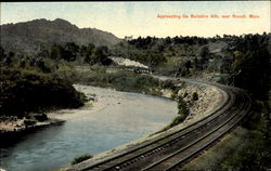 Approaching The Berkshire Hills Russell, MA Postcard Postcard