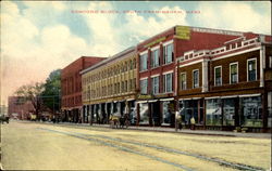 Concord Block Framingham, MA Postcard Postcard