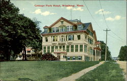 Cottage Park Hotel Winthrop, MA Postcard Postcard