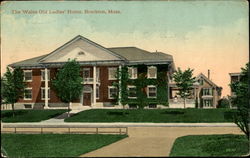 The Wales Old Ladies Home Brockton, MA Postcard Postcard