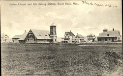 Union Chapel And Life Saving Station Postcard