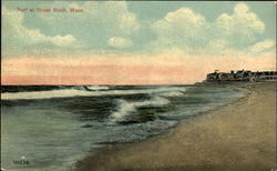 Surf At Brant Rock Massachusetts Postcard Postcard