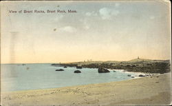 View Of Brant Rocks Postcard