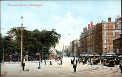 Harvard Square Cambridge, MA Postcard Postcard