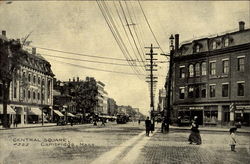 Central Square Cambridge, MA Postcard Postcard