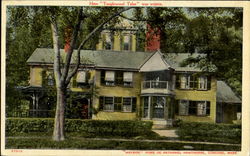 Wayside Home Oe Nathaniel Hawthorne Concord, MA Postcard Postcard