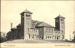 The Auditorium East Northfield, MA Postcard Postcard