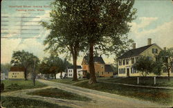 Westfield Street Looking South Feeding Hills, MA Postcard Postcard