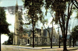 Parish House & Parsonage Of Unitarian Memorial Church Postcard