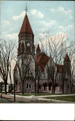 Town Hall Fairhaven, MA Postcard Postcard