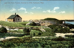 Old Fort Phoenix Fairhaven, MA Postcard Postcard