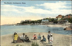 The Beach Annisquam, MA Postcard Postcard