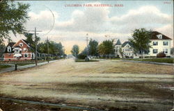 Columbia Park Haverhill, MA Postcard Postcard