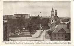 Springfield Massachusetts Postcard Postcard