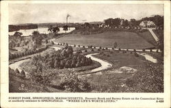 Pecousic Brook And Barney Estate, Forest Park Postcard