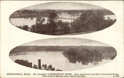 The Beautiful Connecticut River Springfield, MA Postcard Postcard