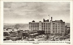 Myrick Building Springfield, MA Postcard Postcard