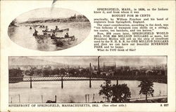 Riverfront Of The Springfield Postcard