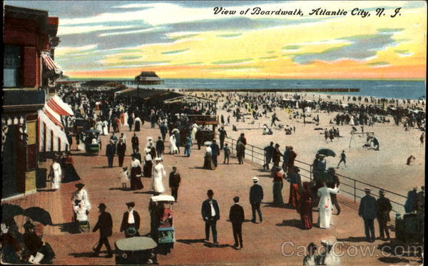 View Of Boardwalk Atlantic City, NJ